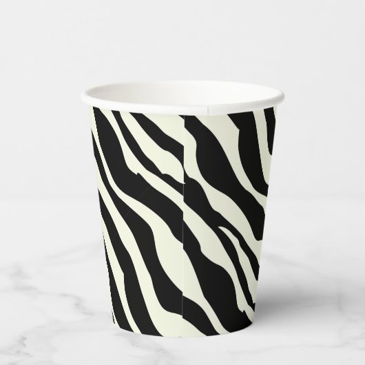 Gobelets En Papier Party Animal Zebra Print Paper Cup (Droite)