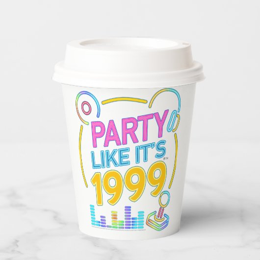 Gobelets En Papier Party Like It’s 1999®™ – Neon Soundtrack (Recto)