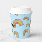 Gobelets En Papier Party Time! Kawaii Rainbow Paper cup (Gauche)