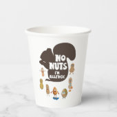Gobelets En Papier Pas de noix Je suis Allergic Peanut Sensibilisatio (Recto)
