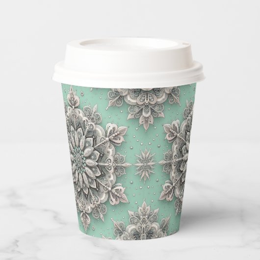 Gobelets En Papier Pas vos flocons de neige ordinaires II (Recto)