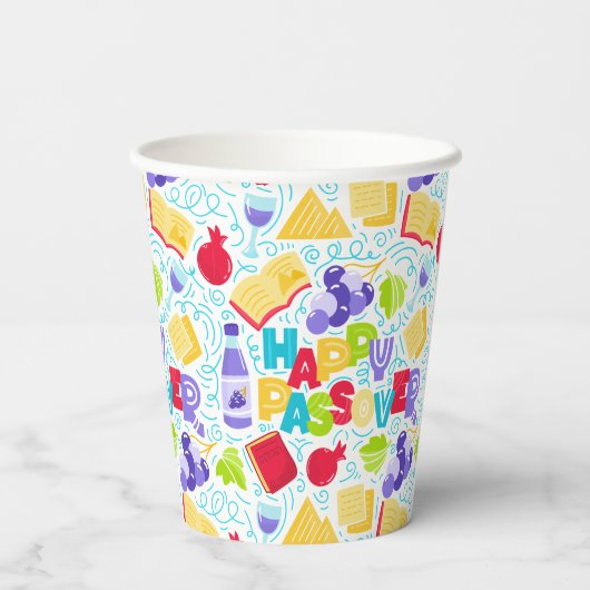Gobelets En Papier Passover Festive Paper cup (Verso)