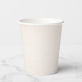 Gobelets En Papier Passover Seder Modern Linen Disposable Cup  (Verso)