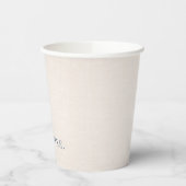 Gobelets En Papier Passover Seder Modern Linen Disposable Cup  (Gauche)