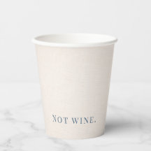 Passover Seder Modern Linen Disposable Cup 