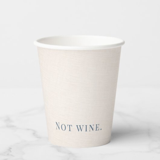 Gobelets En Papier Passover Seder Modern Linen Disposable Cup  (Recto)