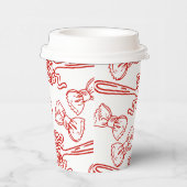 Gobelets En Papier Pasta & Pacifiers Hand Drawn Italian Baby Shower  (Droite)