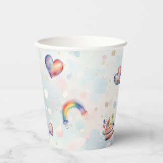 Gobelets En Papier Pastel
