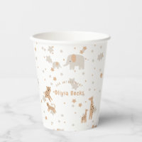 Pastel Beige mignon Baby shower illustratif