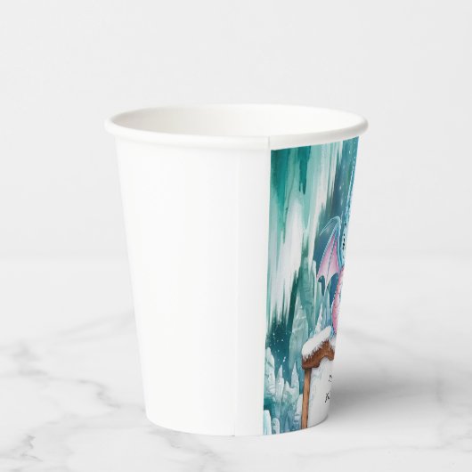 Gobelets En Papier Pastel Enchanted Dragon Anniversaire (Droite)