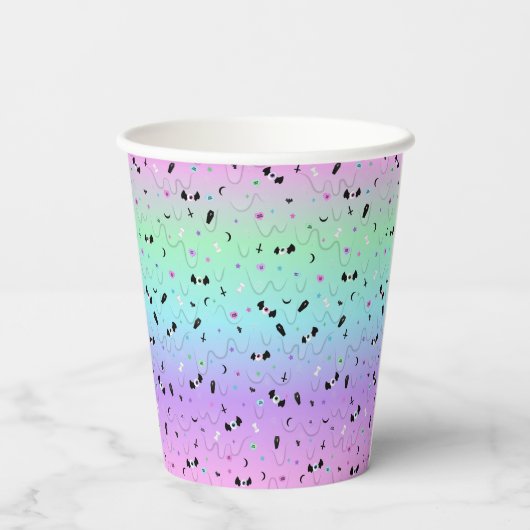 Gobelets En Papier Pastel Goth (Verso)