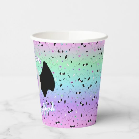 Gobelets En Papier Pastel Goth (Gauche)