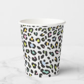 Gobelets En Papier Pastel Leopard Spot Motif (Verso)