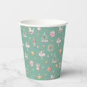 Gobelets En Papier Pastel Nutcracker fête d'anniversaire (Recto)