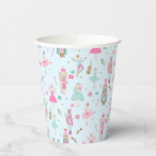 Gobelets En Papier Pastel Nutcracker Holiday (Gauche)