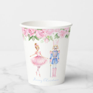 Gobelets En Papier Pastel Nutcracker Noël Personnalisé