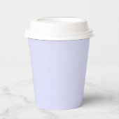 Gobelets En Papier Pastel Periwinkle violet (Recto)