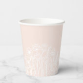 Gobelets En Papier Pastel Pink and White Baby in Bloom Cup (Verso)