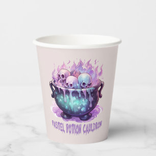 Gobelets En Papier Pastel Potion Cauldron