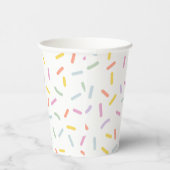 Gobelets En Papier Pastel Sprinkles Birthday  (Droite)