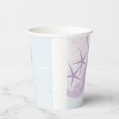 Gobelets En Papier Pastel Starfish et Ocean Paper Cups (Droite)