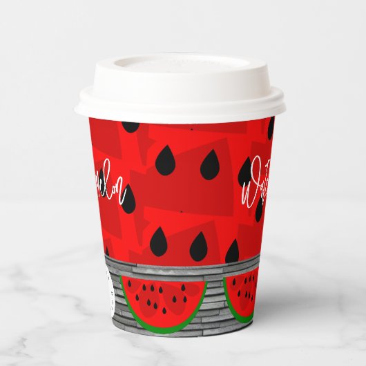 Gobelets En Papier Pastèque (Gauche)
