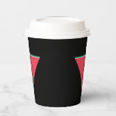 Gobelets En Papier Pastèque sur résistance inversée au triangle rouge (Gauche)