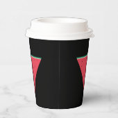 Gobelets En Papier Pastèque sur résistance inversée au triangle rouge (Droite)