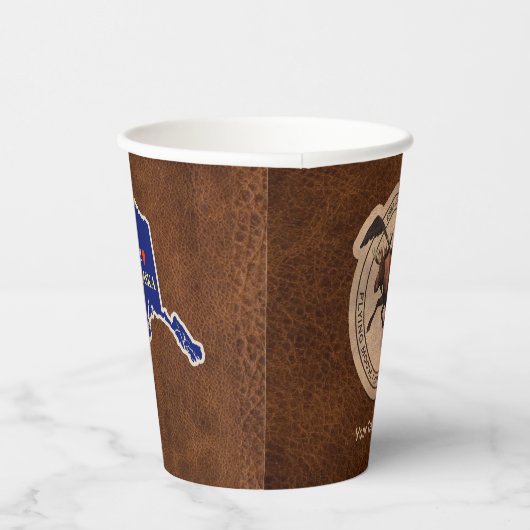 Gobelets En Papier Patch Flying Moose Aviation (Droite)