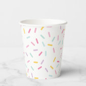 Gobelets En Papier Patch Preppy j'avais SIX ans maintenant j'ai SEPT (Verso)