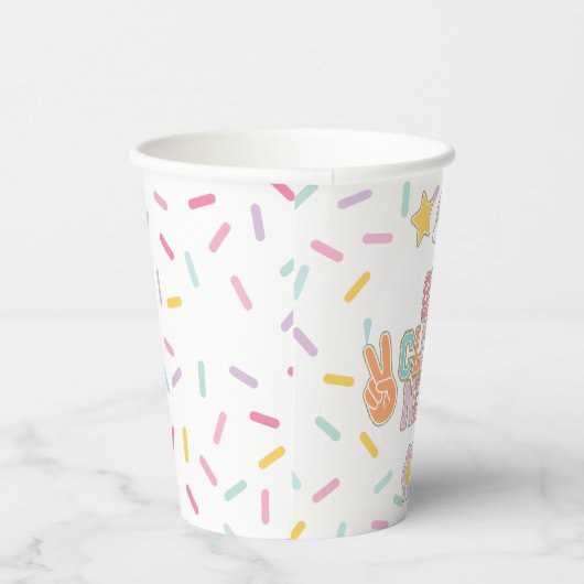 Gobelets En Papier Patch Preppy Sur Cloud Neuf 9e Anniversaire (Droite)