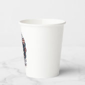 Gobelets En Papier Patriotic Chess Player Vector Graphic Tee (Gauche)