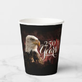 Gobelets En Papier Patriotic Eagle 250 Years Paper cup (Verso)