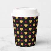 Gobelets En Papier Patterns de Valentine (Gauche)