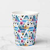 Gobelets En Papier Patters de Geometric Tropical (Verso)