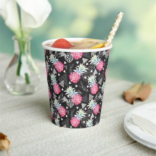 Gobelets En Papier Patters de Textured Triangle Pineapple