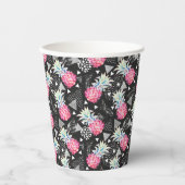 Gobelets En Papier Patters de Textured Triangle Pineapple (Recto)