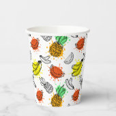 Gobelets En Papier Patters de Vector Graphic Seamless (Gauche)