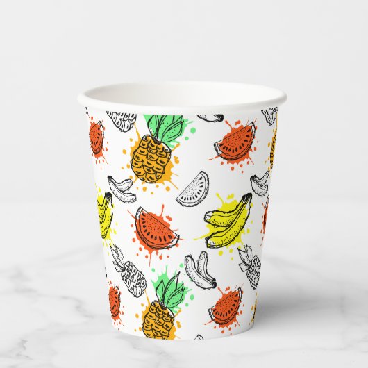 Gobelets En Papier Patters de Vector Graphic Seamless (Recto)