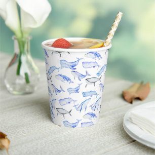 Gobelets En Papier Patters de Watercolor