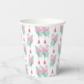 Gobelets En Papier Patters Flamingo et Watermelon Pastel (Droite)