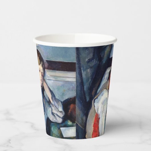 Gobelets En Papier Paul Cezanne - Garçon dans la veste rouge (Gauche)