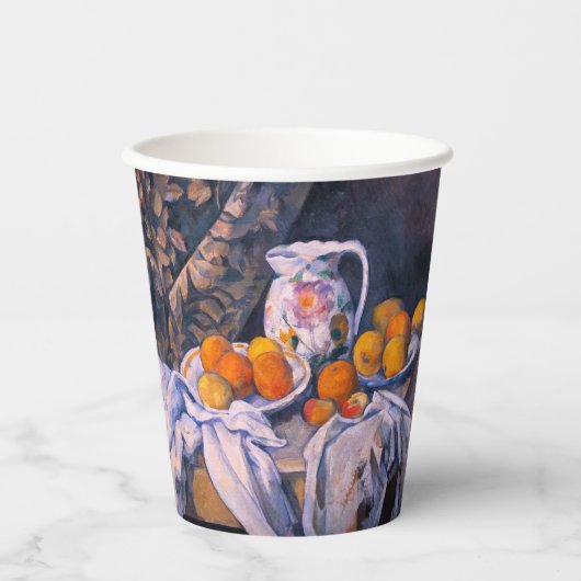 Gobelets En Papier Paul Cezanne - La vie morte avec un rideau (Recto)