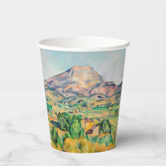 Gobelets En Papier Paul Cezanne - Mont Sainte-Victoire (Verso)
