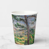Gobelets En Papier Paul Cezanne - Mont Sainte-Victoire et Grand Pin (Gauche)