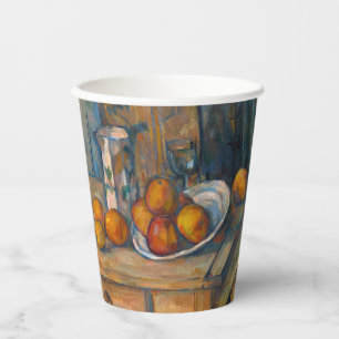 Gobelets En Papier Paul Cezanne - Nature morte avec pot à lait et fru