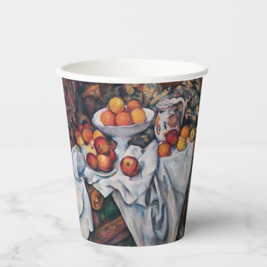 Gobelets En Papier Paul Cezanne - Vie morte, Pommes et Oranges (Recto)