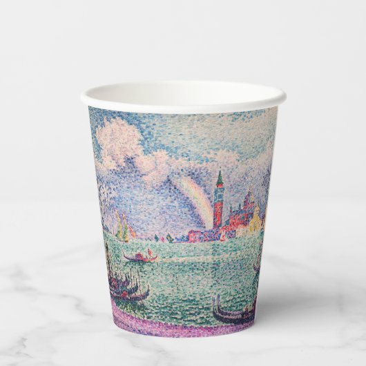 Gobelets En Papier Paul Signac - Arc-en-ciel, Venise (Verso)