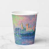 Gobelets En Papier Paul Signac - Le Palais Pape, Avignon (Verso)