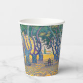 Gobelets En Papier Paul Signac - Place des Lices, Saint-Tropez (Verso)